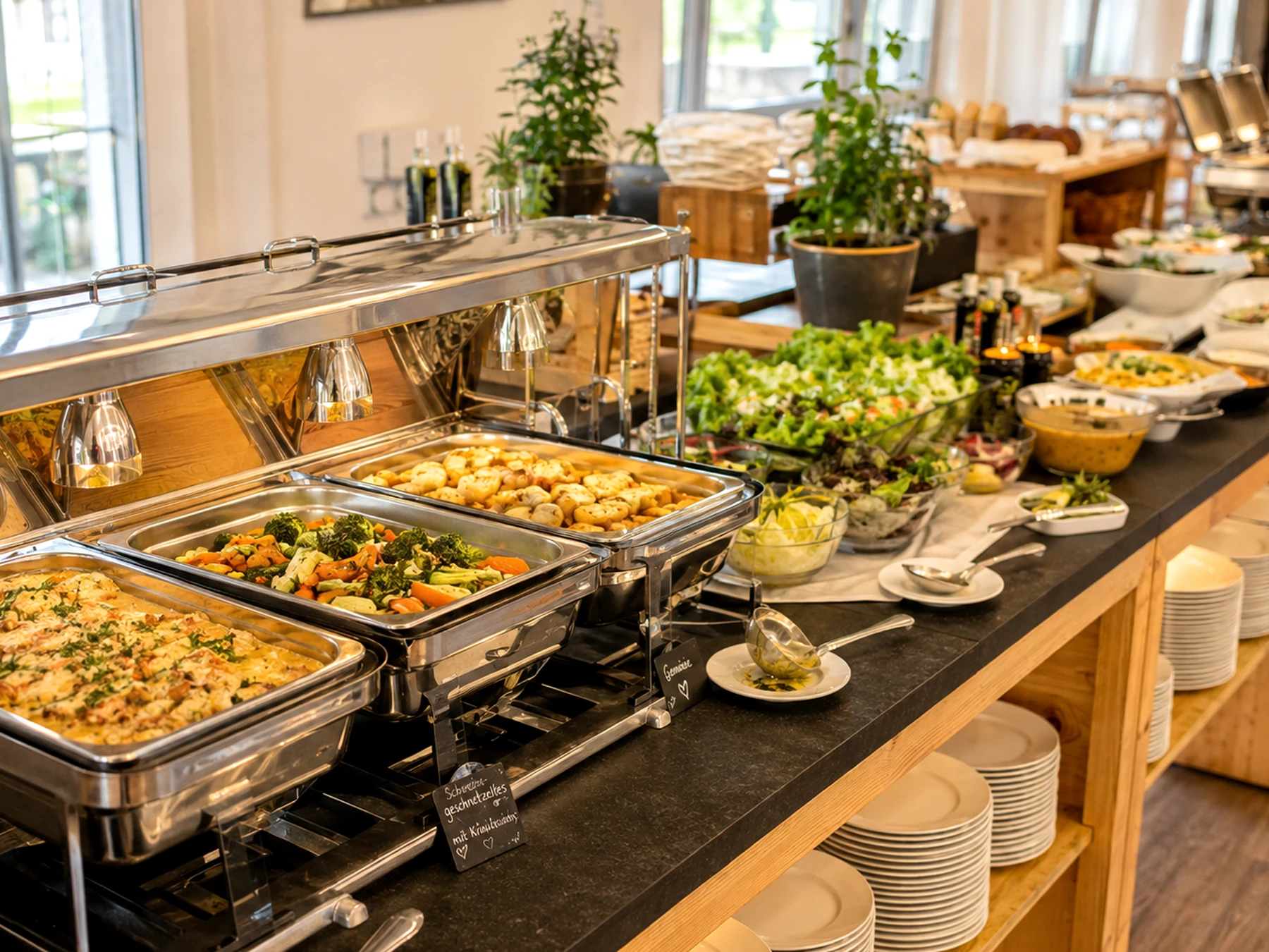 Vielseitiges Buffet
