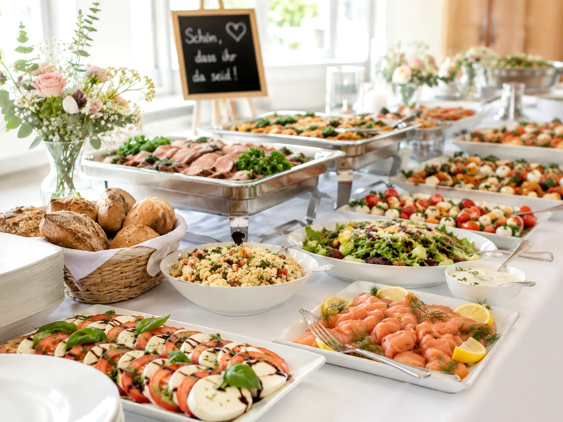 Festlich gedeckte Tafel