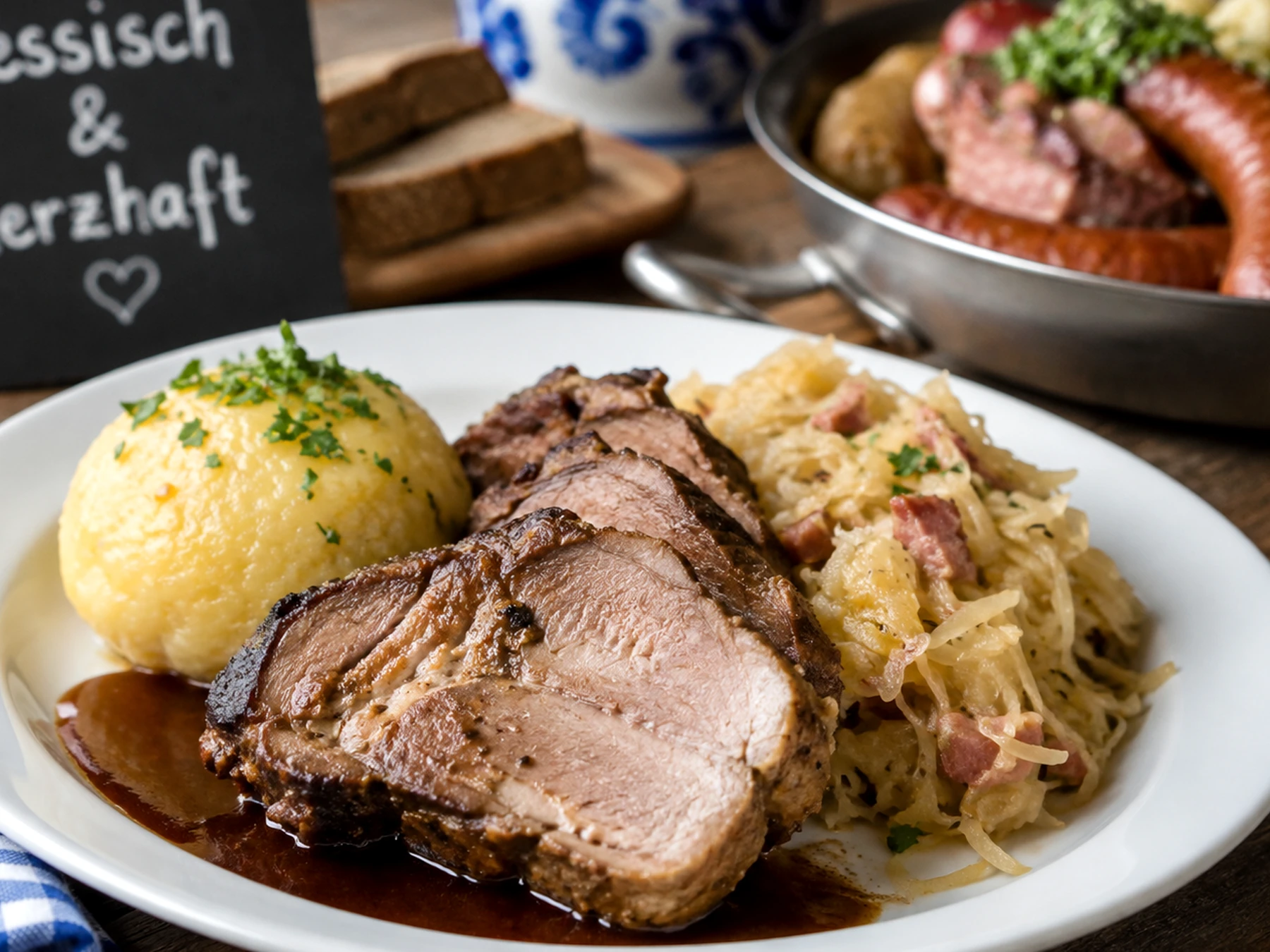 Hessisches herzhaftes Buffet